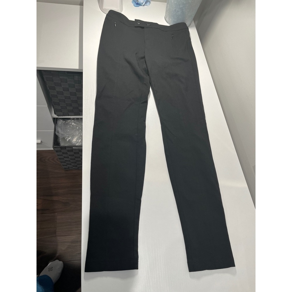 Vince Black Skinny‎ Zip Front Ponte Pants Women's Size 6